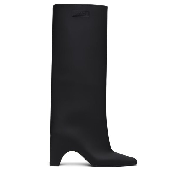 COPERNI Black Rubber Bridge Tall Boots - Picture 1 of 7